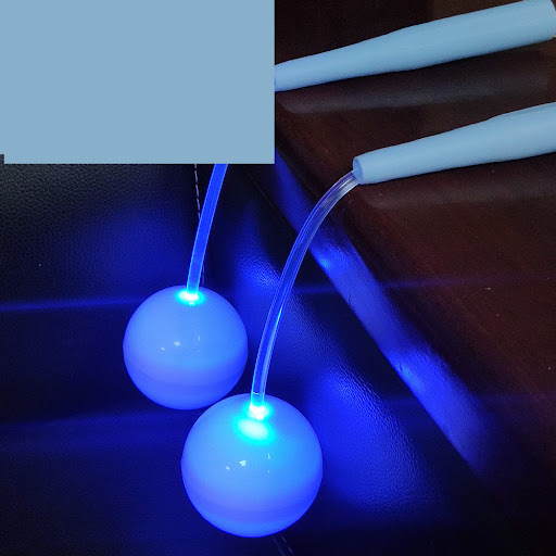 Title 4, Student Skipping Rope LED Luminous Cordless Ski...