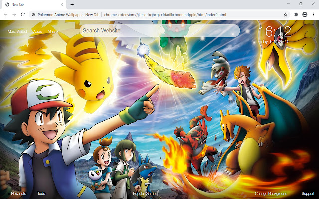 Pokemon Anime Wallpapers New Tab