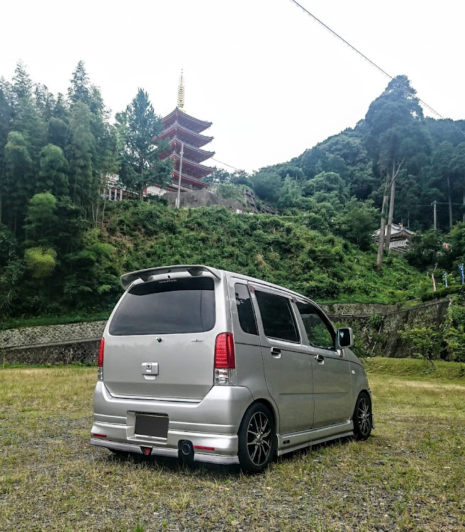 ワゴンRのNewホイールでトップ画・本福寺・五重の塔・ラーメン🍜に関するカスタム事例の投稿画像3枚目