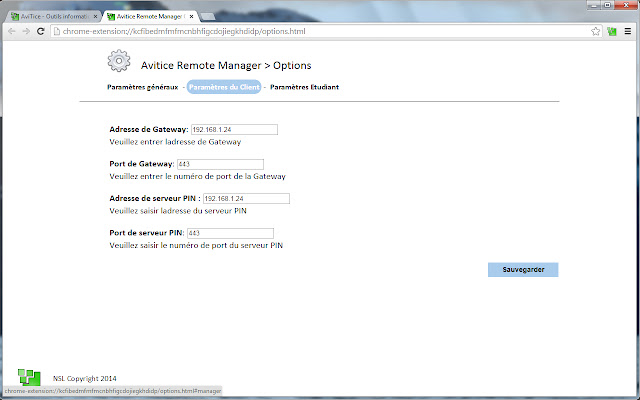 AviTice Remote Manager Client