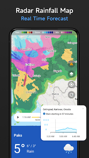 Screenshot Live Weather & Radar Map