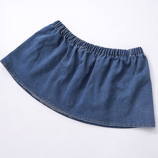 Title 12, Denim Flower Collar Top With A Bra For Women