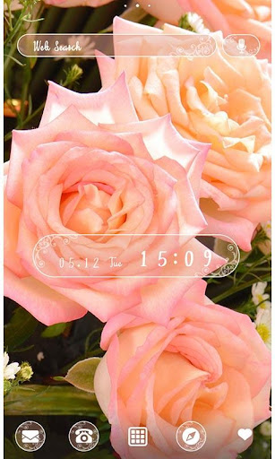 icon wallpaper-Pink Roses-