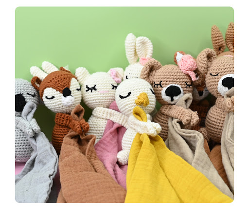Title 2, Baby Appeasing Towel with Cute Animal Design. S...