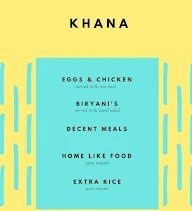 Khana menu 1