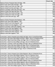 WarmOven Cake & Desserts menu 1