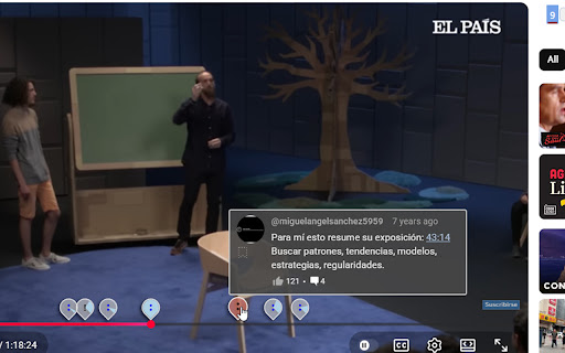 TimeComments screenshot 2