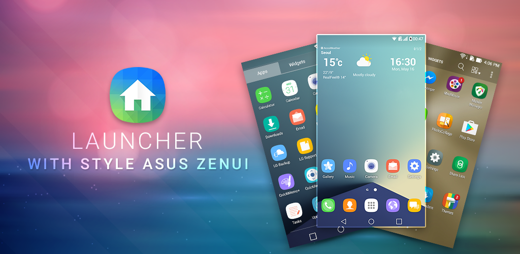 ZENUI лаунчер. Лаунчер в стиле ASUS. Zenfone Launcher. ZENUI Android 12.