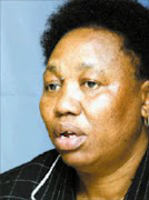 PLANS: MEC Angie Mothsekga. Pic. Mohau M0fokeng. 14/07/07. © Sowetan.