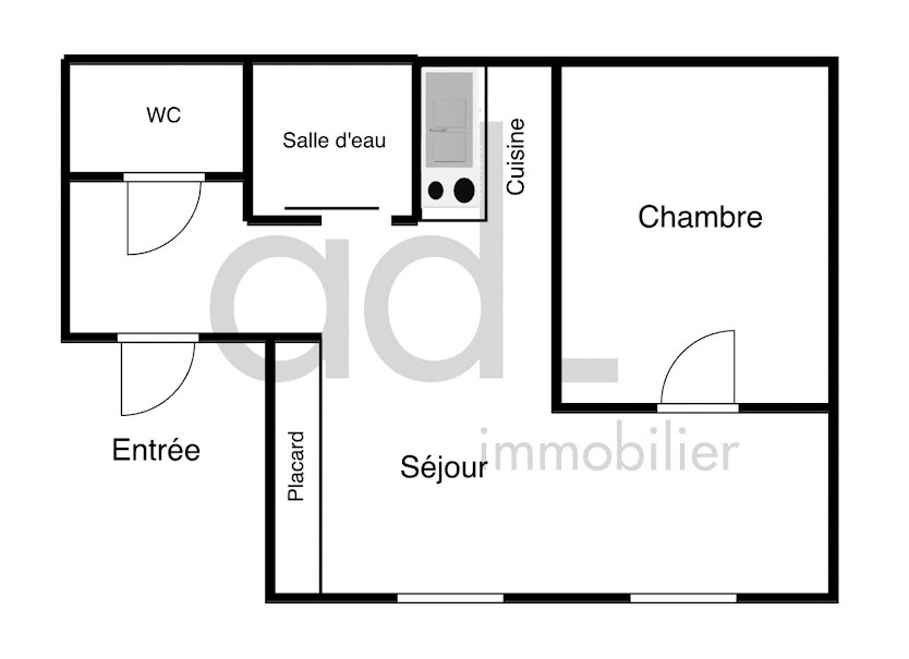 Vente appartement 2 pièces 27 m² à La Rochelle (17000), 186 900 €
