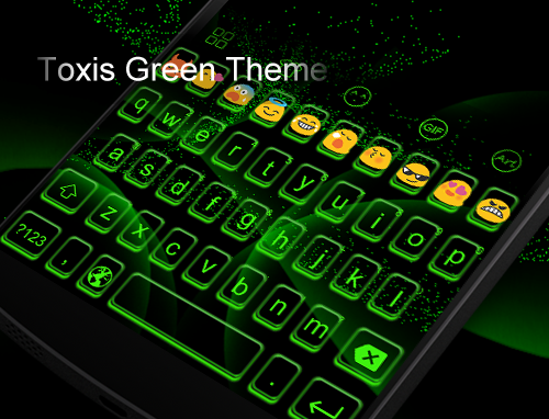 Toxis Green -Emoji Keyboard