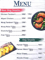 Vishal Dairy menu 1