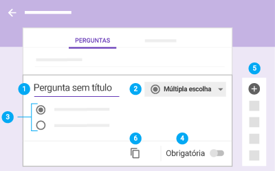 Adicionar perguntas