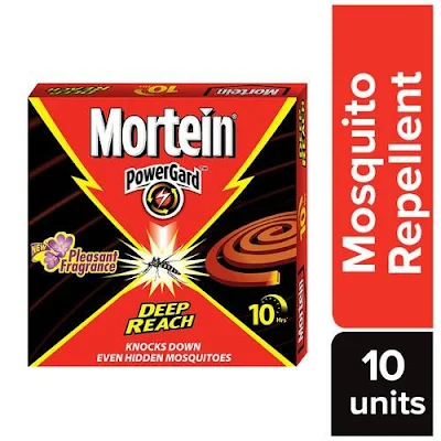 Mortein Mosquito Repellent Coil - Deep Reach (pleasant Fragrance) - 10 pcs