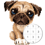 Cover Image of Download Unicorn Pug - Color By Number & Pixel No Draw 1.1.1 APK