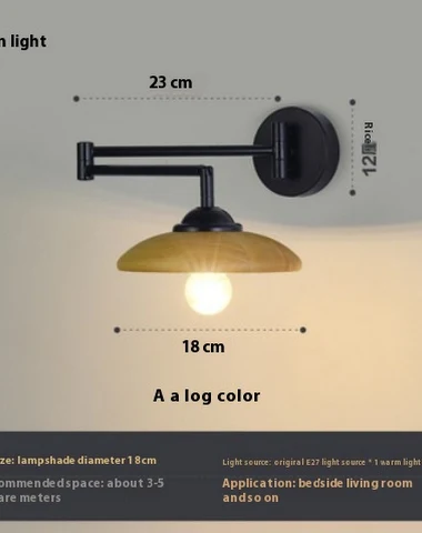 Japanese-style Retro Retractable Fo - 0