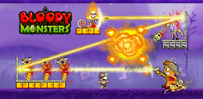 Bloody Monsters: Bouncy Bullet Screenshot