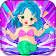 Cute Mermaid Coloring Book icon