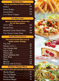 The Monks Cafe menu 2