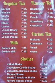 Tea Chaat menu 2