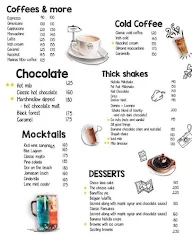 Cafe Society menu 1