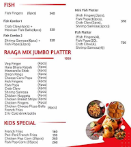 Raaga Cafe menu 2