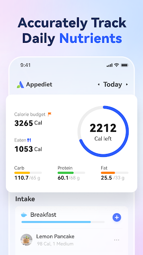 Screenshot Calorie Counter - Appediet