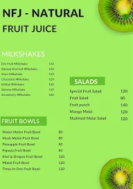 Natural Fruit Juice menu 3