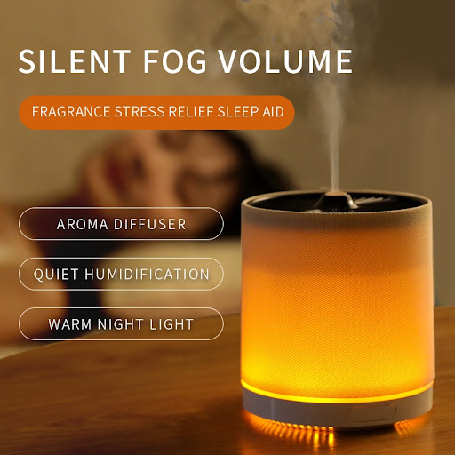 Title 2, Home Car Desk Mute Humidifier with Fabric Aroma...
