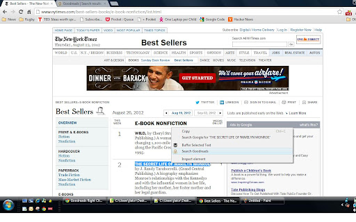 Goodreads Right Click