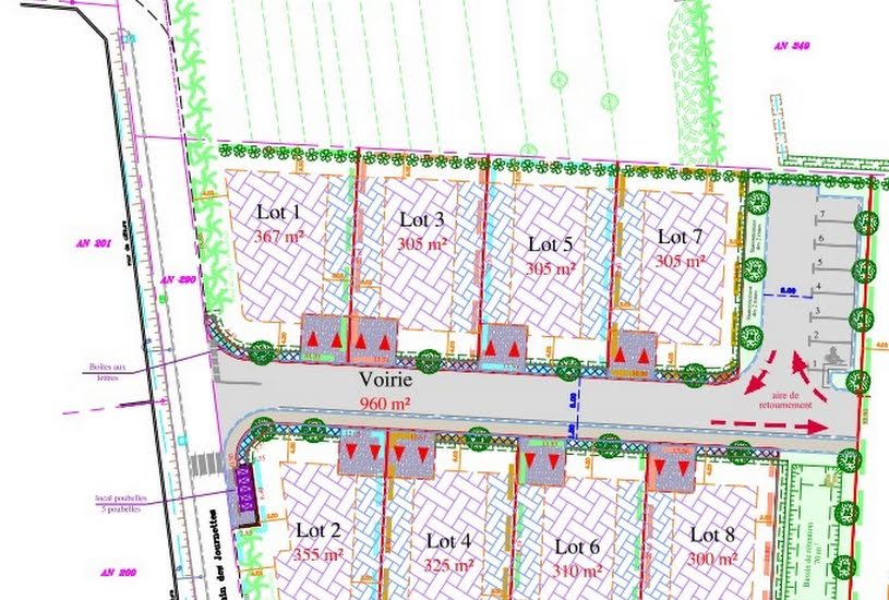  Vente Terrain à bâtir - 305m² à Noves (13550) 