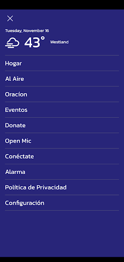 Screenshot Vida Unida