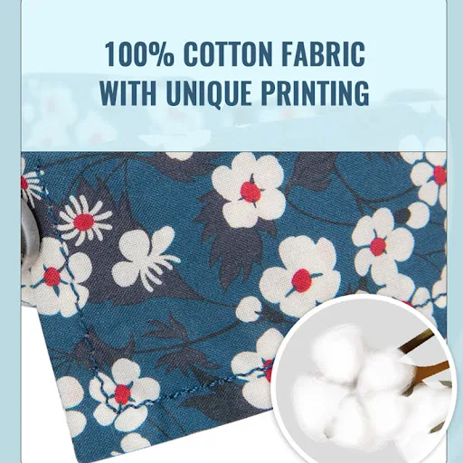 Truelove Cat Collar Cute Floral Pet Collar Cotton with Bow Pet Gift Adjustable Soft and Comfy Bowtie Small Medium Dog TL