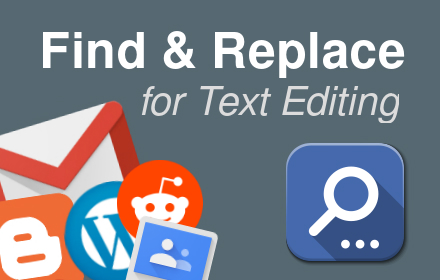 Find & Replace for Text Editing small promo image