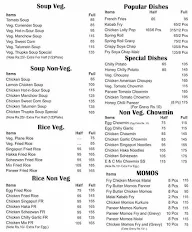 Rolls And More menu 2