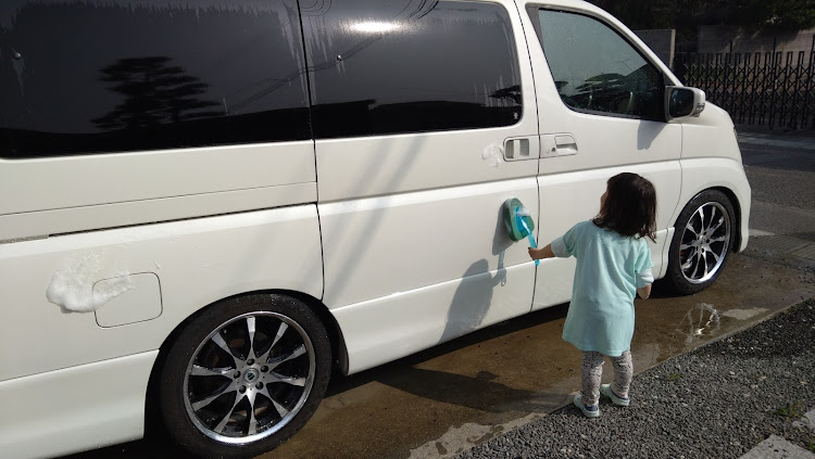 エルグランドのE51エルグランド・DIY・GW・おやこのじかん・ハブボルト折れたに関するカスタム事例の投稿画像1枚目