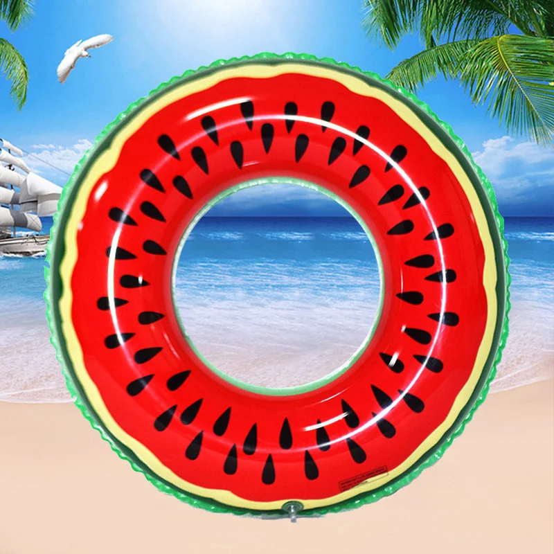 Title 5, Salvagente Gonfiabile in PVC Anguria Arancia Fr...