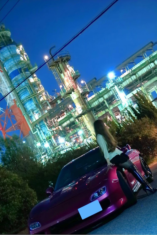 RX-7の工場夜景・ダイセル大竹・堺泉北臨海工業地帯・夜活・一眼修行中に関するカスタム事例の投稿画像2枚目