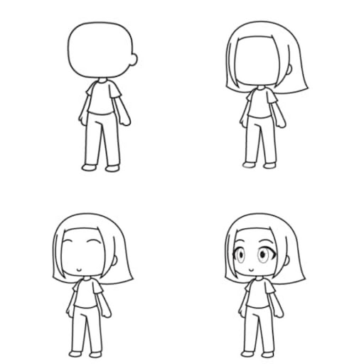 How to draw gacha life