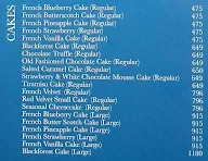 French Loaf menu 1