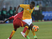 Portia Modise attacks during the Womens Football International friendly match between South Africa and Ghana at Dobsonville Stadium on May 18, 2014 in Dobsonville, South Africa. Picture credits: Gallo Images