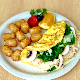 Chicken Mushroom Omelet