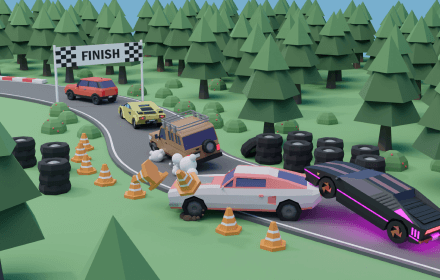 Low Poly Racer - Car Game small promo image