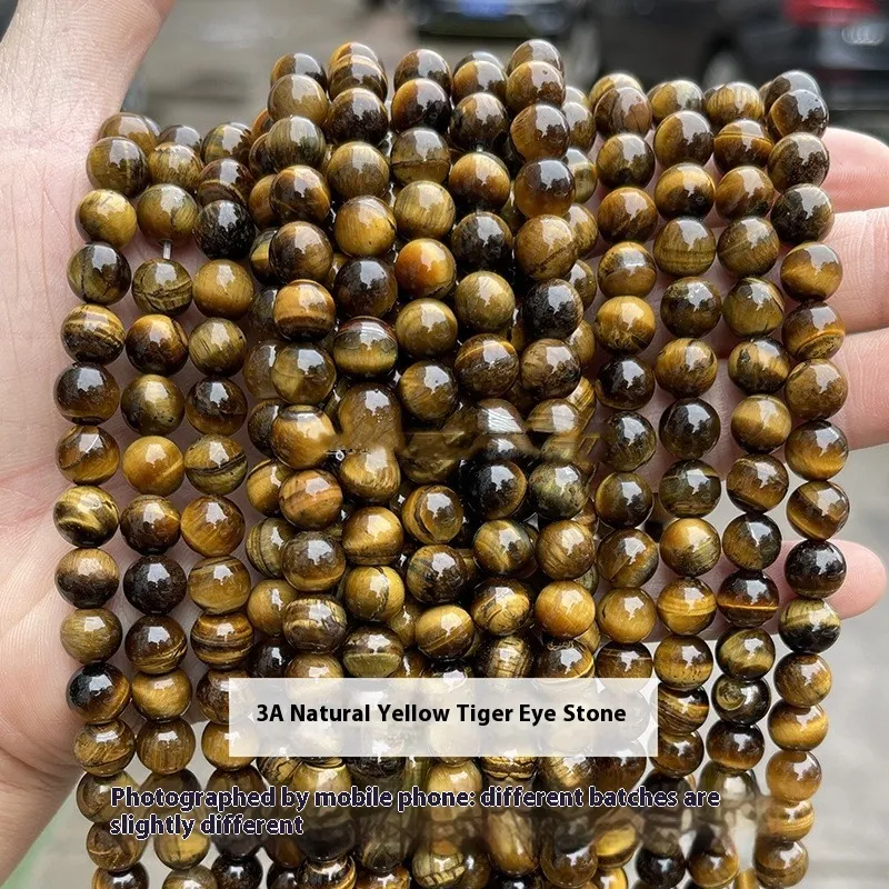 Perles en vrac en pierre Oeil de Tigre pour bijoux DIY. Créez des bijoux uniques et personnalisés avec ces pierres naturelles et exprimez votre créativité.