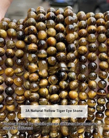 Perles en vrac en pierre Oeil de Ti - 3