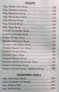 Hotel Lata menu 3