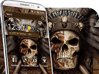 Tribal Skeleton Wallpaper 3d