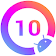 Q Launcher for Q 10.0 launcher, Android Q 10 style icon