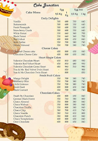 Cake Junction menu 2