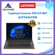 Laptop Lenovo V15 G3 Iap 82Tt005Tvn (Core I3 - 1215U | Ram 8Gb | 256Gb Ssd | Intel Uhd Graphics | 15.6Inch Fhd | No Os | Đen) - Hàng Chính Hãng